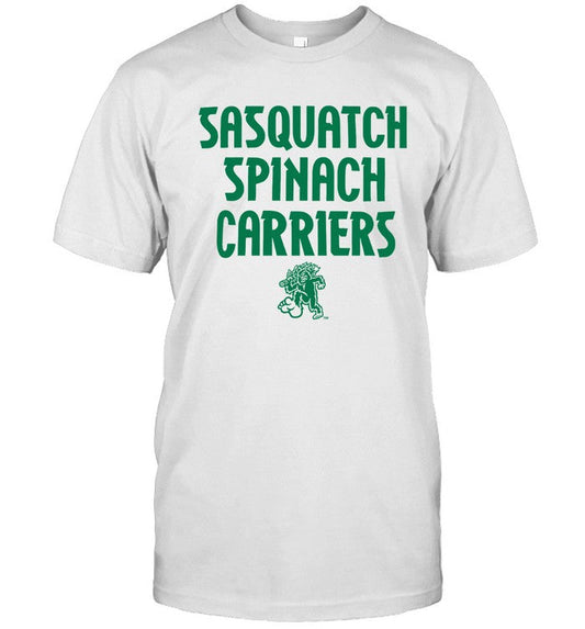 Eugene Emeralds Sasquatch Spinach Carriers T-Shirt Limited Edition