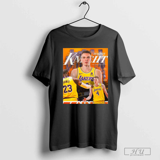 Poster Dalton Knecht Los Angeles Lakers NBA Is He The Steal Of The Draft T-shirt