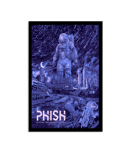 July 12th, 2023 Phish Orion Amphitheater Huntsville, Alabama Poster