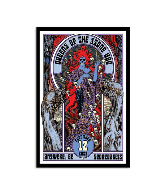 Queens Of The Stone Age November 12, 2023 Sportage Antwerp, BE Poster