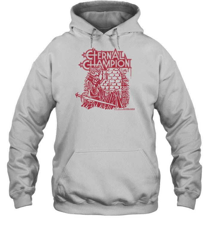 Clernal Champion Now Blood Has Dried On The Blade Of My Sword Hoodie