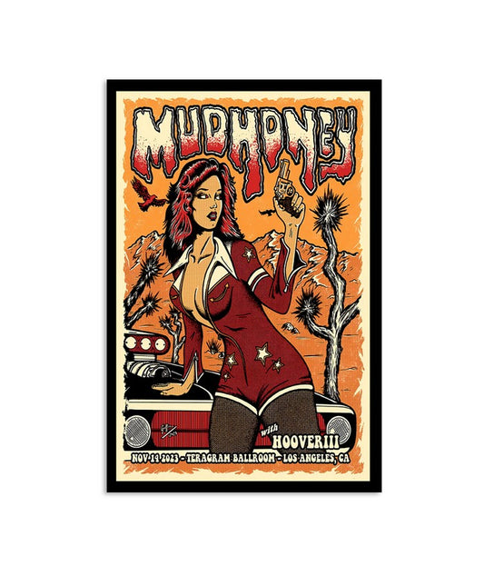 Mudhoney November 14, 2023 The Teragram Ballroom Los Angeles, CA Poster