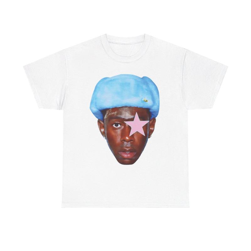 Tyler Star Inspired T-Shirt Y2k 90s Hip-Hop Vibes Heavy Cotton Graphic T-Shirt Tshirt Shirt HipHop Rap Tee Casual Classic Menswear Retro Top Vintage Comfy Streetwear Shortsleeve
