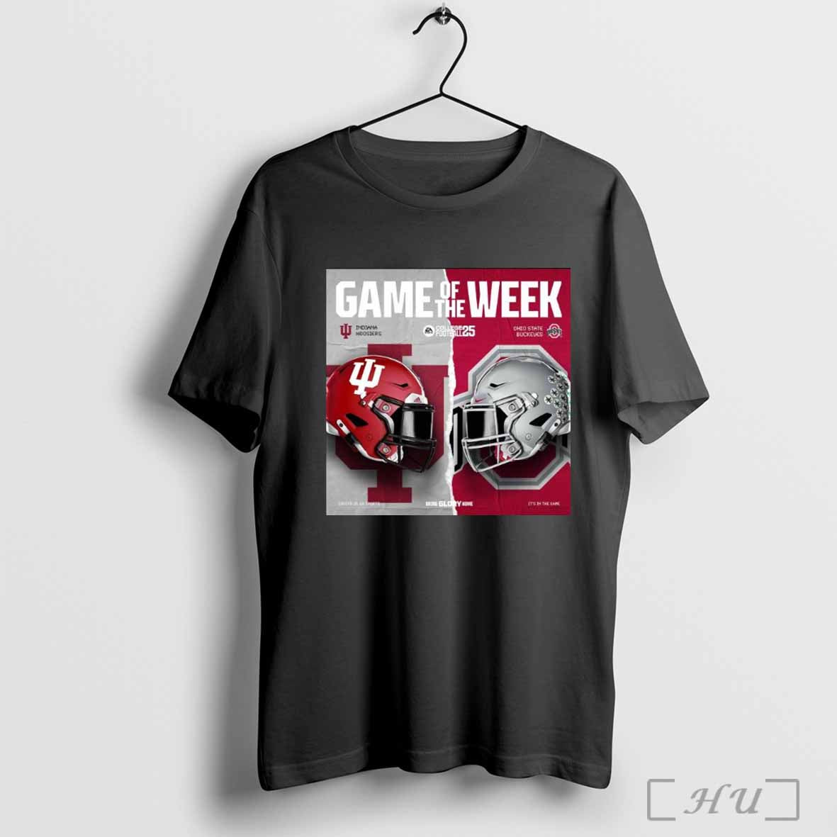 Poster Indiana Hoosiers vs Ohio State Buckeyes Game of the Week Nov 23 2024 T-shirt