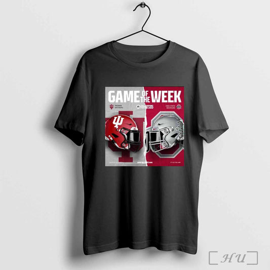 Poster Indiana Hoosiers vs Ohio State Buckeyes Game of the Week Nov 23 2024 T-shirt