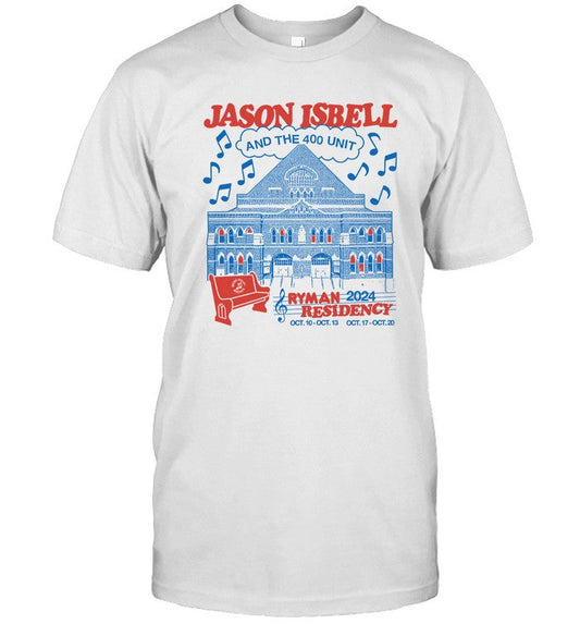 Jason Isbell And The 400 Unit Ryman 2024 Residency T-Shirt