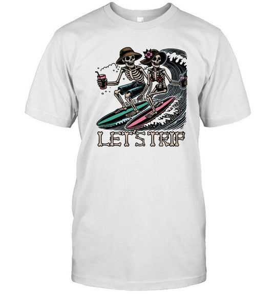 Sturniolo Let's Trip Skeleton Surf T-Shirt
