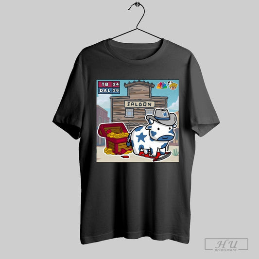 Tampa Bay Buccaneers Vs Dallas Cowboys 24 26 Victory Doodle Saloon Painting Poster