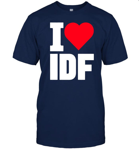 Israelheart I Love Idf Shirt
