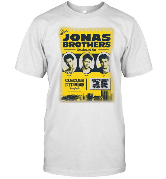 Jonas Brothers At Ppg Paints Arena In Pittsburgh, Pa On Mon, Sep 25, 2023 Shirt