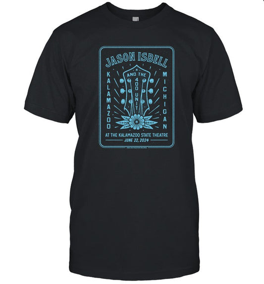 Jason Isbell And The 400 Unit Jun 22, 2024 Kalamazoo State Theatre In Kalamazoo, Mi Shirt