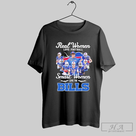 Real Women Love Football Smart Women Love The Buffalo Bills Playoffs Shirt