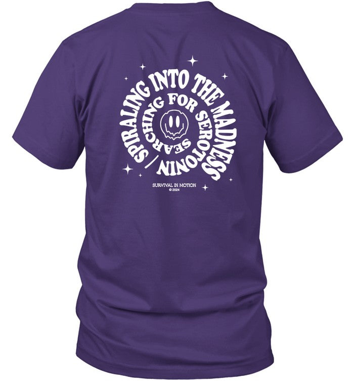 Shirt Taylor Acorn Searching For Serotonin Spiraling Into The Madness