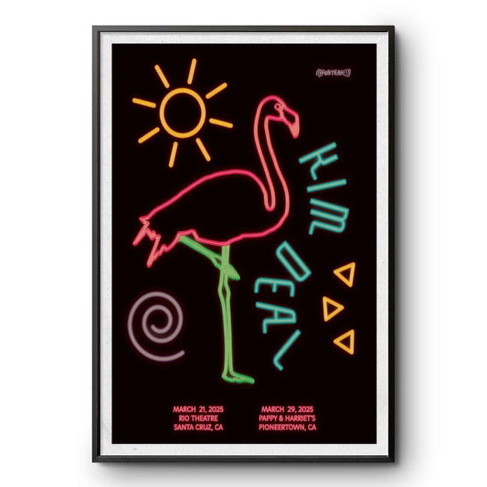 Kim Deal Mar 21 2025 Santa Cruz Rio Theatre And Mar 29 2025 Pioneertown Pappy + Harrietâ€™s Poster