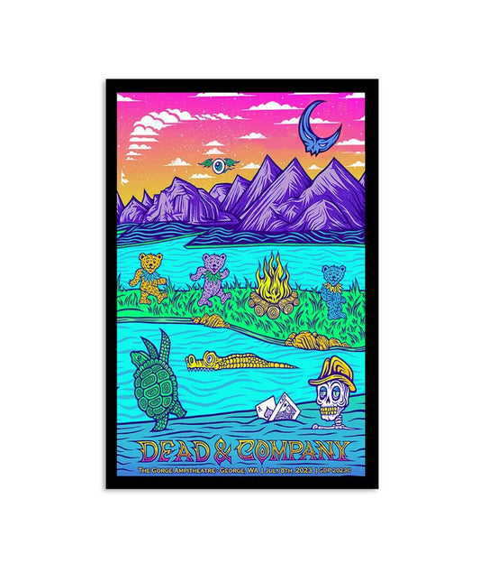 July 8, 2023 Dead And Company The Final Tour Summer Gorge Amphitheatre George, WA Poster