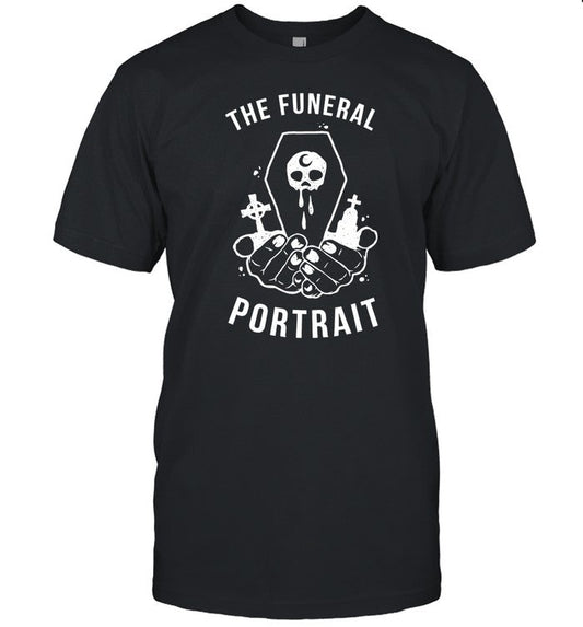now The Funeral Portrait Logo Coffin Skull Shirt