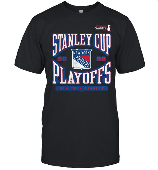 Men's New York Rangers Fanatics ed Heathered Charcoal 2022 Stanley Cup Playoffs Big & Tall Playmaker