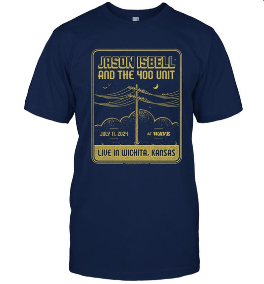 Jason Isbell and the 400 Unit July 11 2024 Wichita, KS Tee