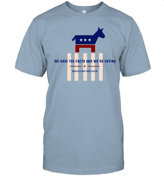Limited Death Cab for Cutie We Have the Facts and Weâ€™re Voting Shirt