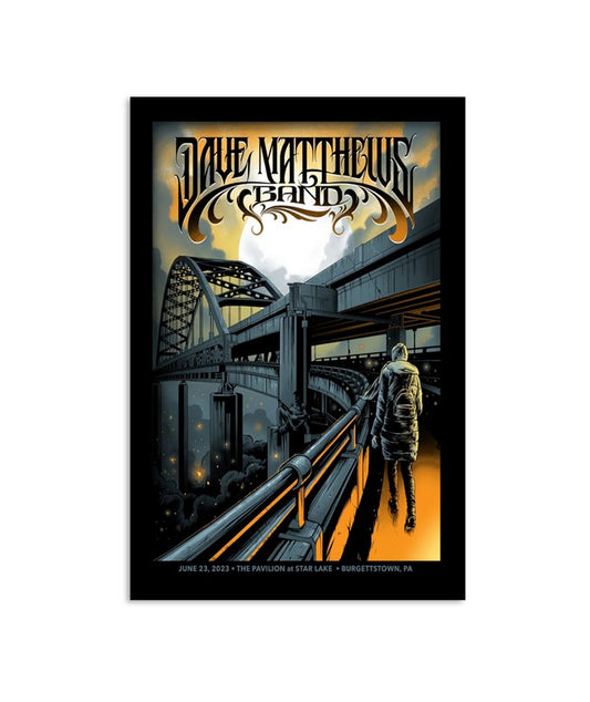 Poster Dave Matthews Band Friday Jun 23 2023 The Pavilion Star Lake Burgettstown Pennsylvania