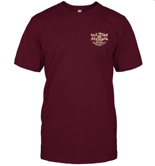 Ole Miss Football vs Arkansas Razorback Football Game Day 2022 T-Shirt