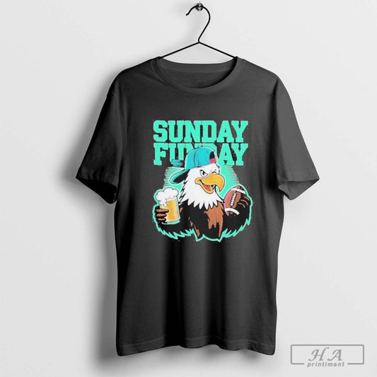 Sunday Funday Football Philadelphia Eagles T-Shirt