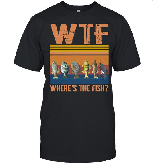 Retro Wtf Whereâ€™s The Fish Vintage Retro 2021 shirt