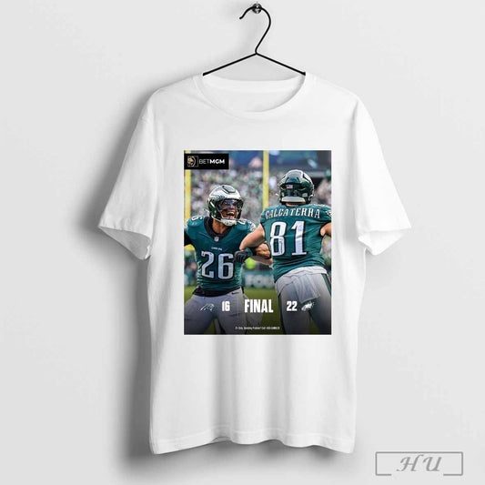 Poster Final Carolina Panthers Vs Philadelphia Eagles 16 22 Score Everyone Exhale Shirt