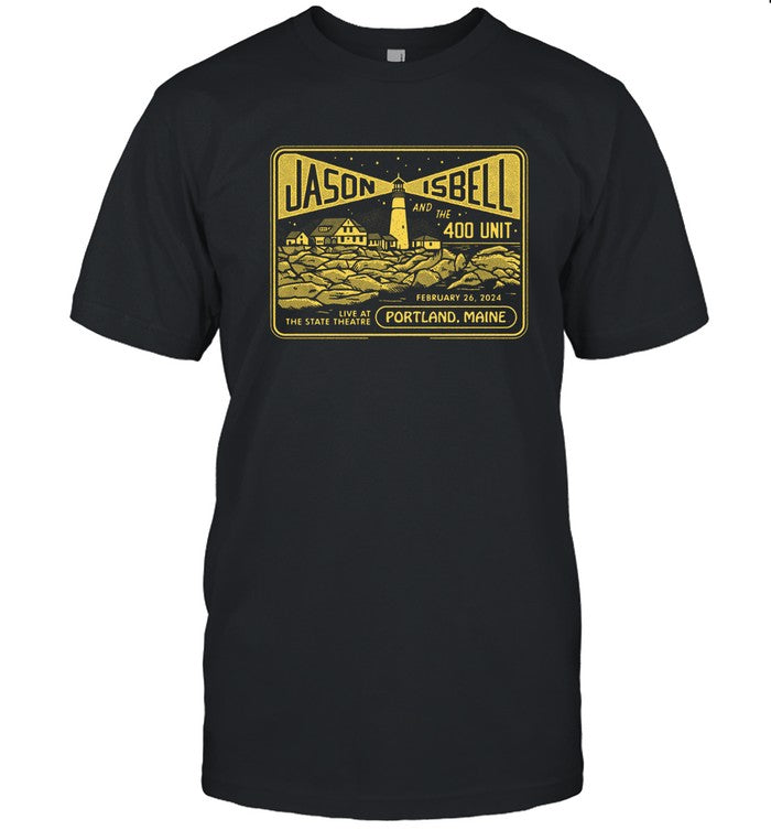 Jason Isbell and the 400 Unit Feb 26 2024 Portland, Maine Tshirt