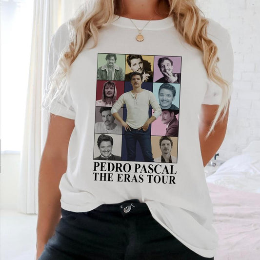 Vintage Pedro Pascal Eras Tour , Pedro Pascal Tribute Celebrity Shirt, Actor PEDRO PASCAL Shirt,Sweatshirt Hoodie
