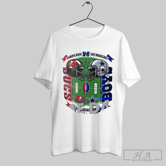 Tampa Bay Buccaneers At Dallas Cowboys Week 16 2024 Att Stadium Game Day T Shirt