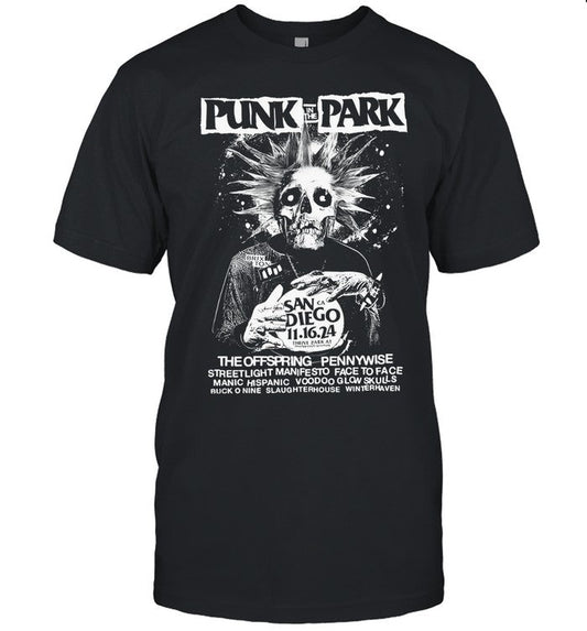 Punk In The Park San Diego CA Nov 16 2024 Event shirt
