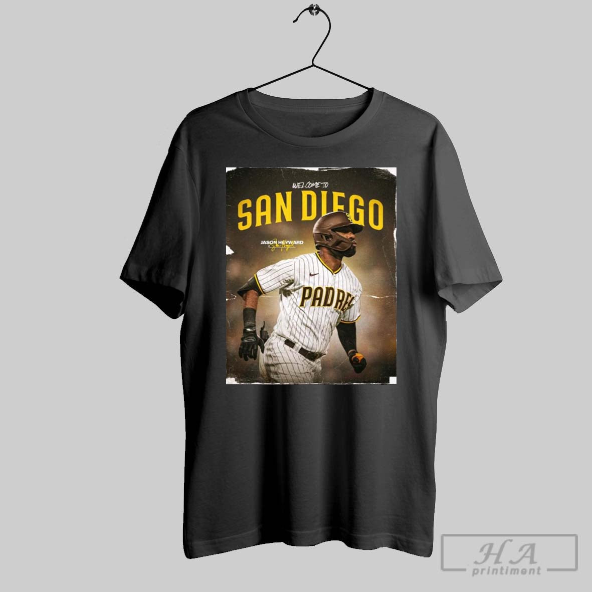San Diego Padres Signed Jason Heyward One Year Contract Welcome To San Diego Signature Poster T Shirt