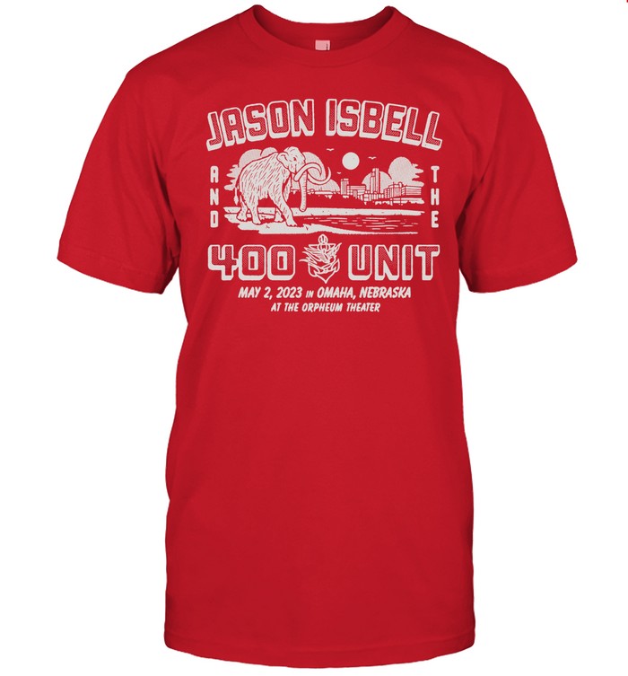 Jason Isbell And The 400 Unit Omaha, NE 2023 T-Shirt