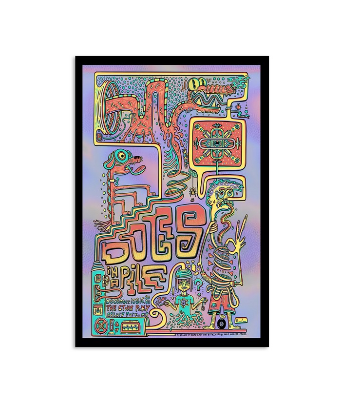 Dogs In A Pile December 15-16, 2023 The Stone Pony Asbury Park, NJ Poster