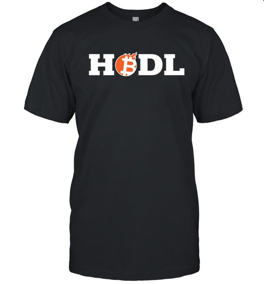 HODL BitBurn Black T-Shirt