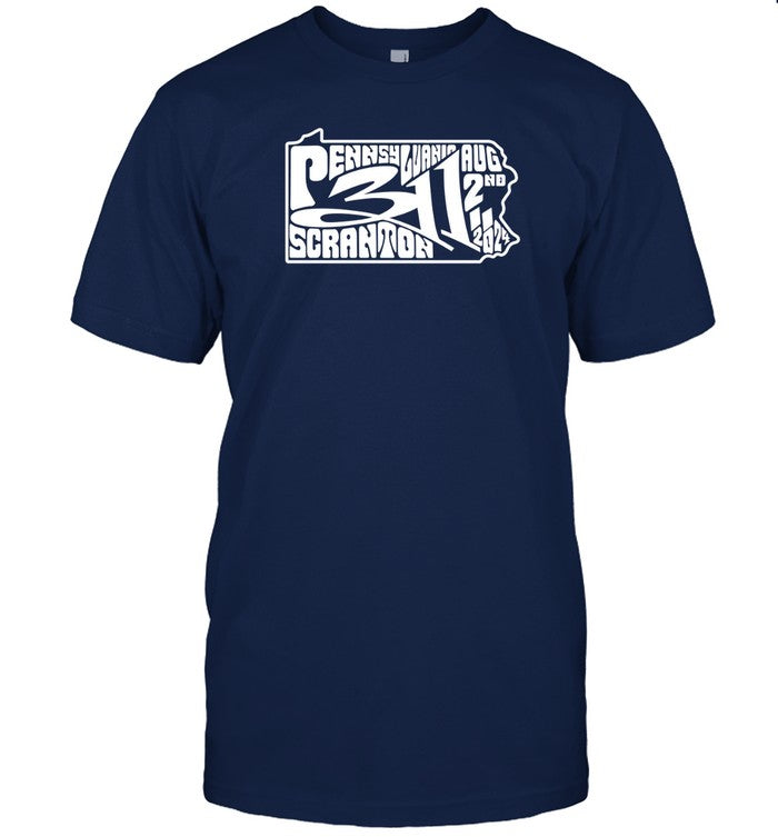 August 2 2024 The Pavilion At Montage Mountain Scranton, PA 311 Event Shirt