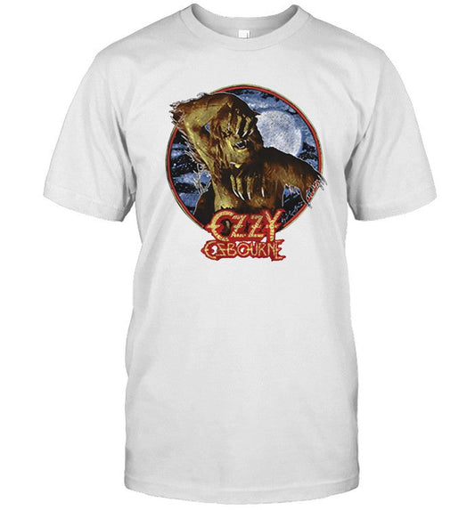 Ozzy Osbourne Bark At The Moon Natural T-Shirt