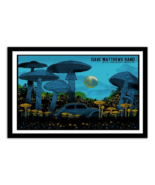 Poster Dave Matthews Band June 17 2023 Xfinity center Mansfield Massachusetts