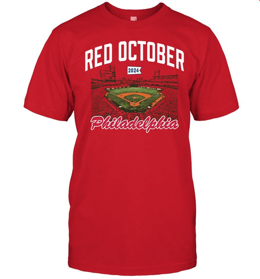 Max Dolente Red October Philadelphia T-shirt