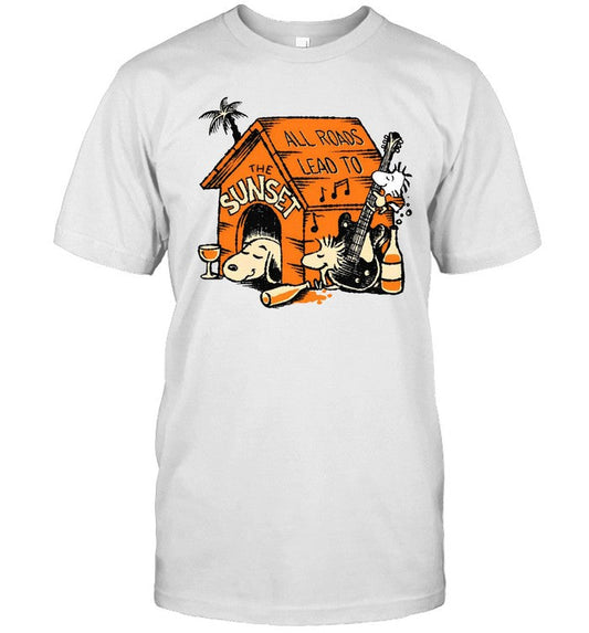 2024 All Roads Lead To The Sunset Shirt Art Prints