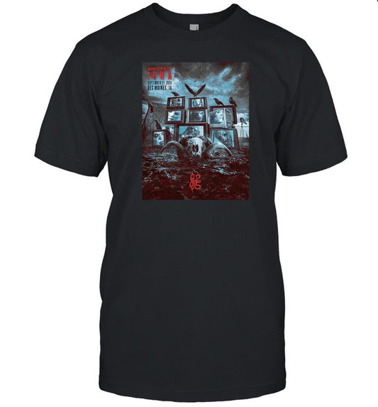 Concert Shirt Slipknot Sept 21 2024 Waterworks Park Des Moines Limited