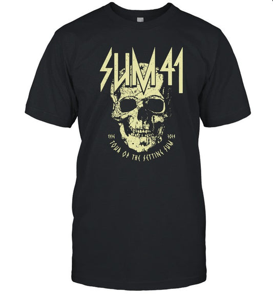 T-Shirt Sum 41 2024 Tour Of The Setting Sum