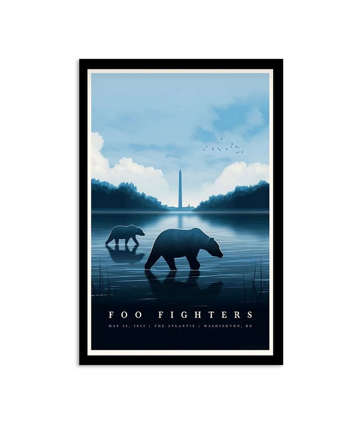 Poster Foo Fighters May 30 2023 The Atlantis Washington Dc