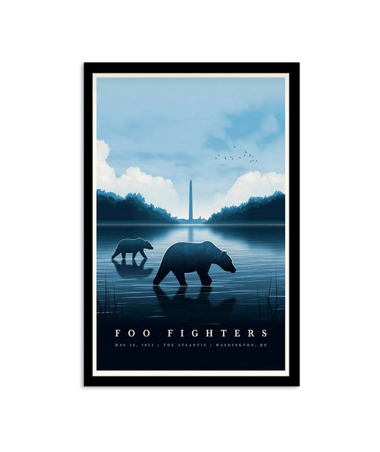 Poster Foo Fighters May 30 2023 The Atlantis Washington Dc