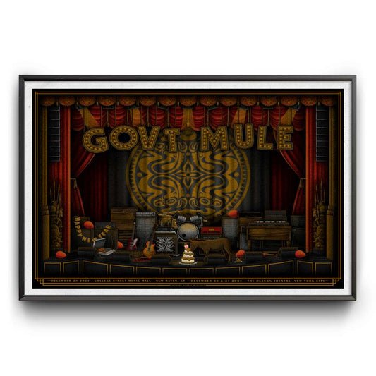 Gov't Mule Dec 30-31 2024 New York NY Poster