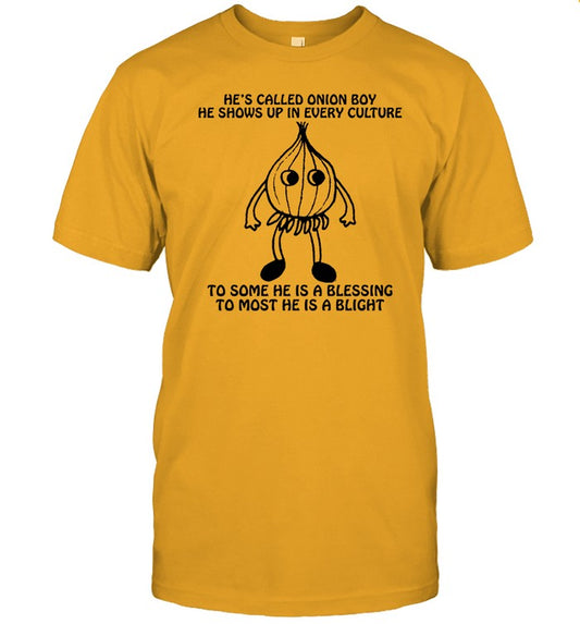 He's Called Onion Boy He Shows Up In Every Culture Shirt