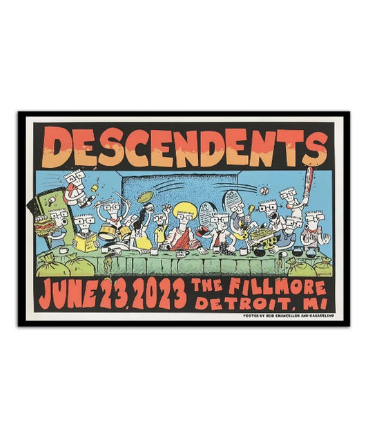 Descendents Jun 23 2023 The Fillmore Detroit Michigan Poster