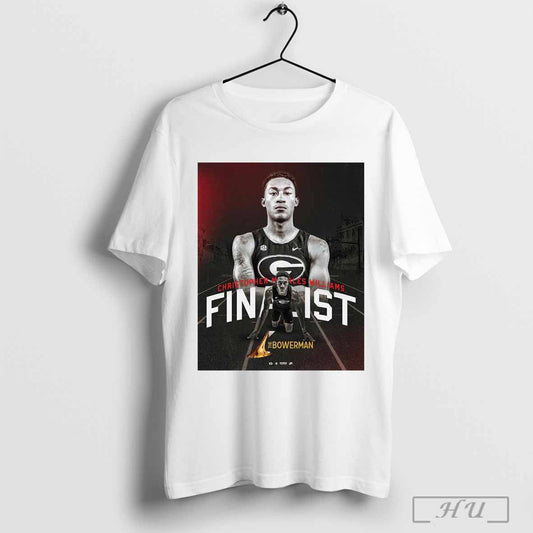 Poster Georgia Bulldogs Christopher Morales Williams Finalist The Bowerman 24 Resume T Shirt