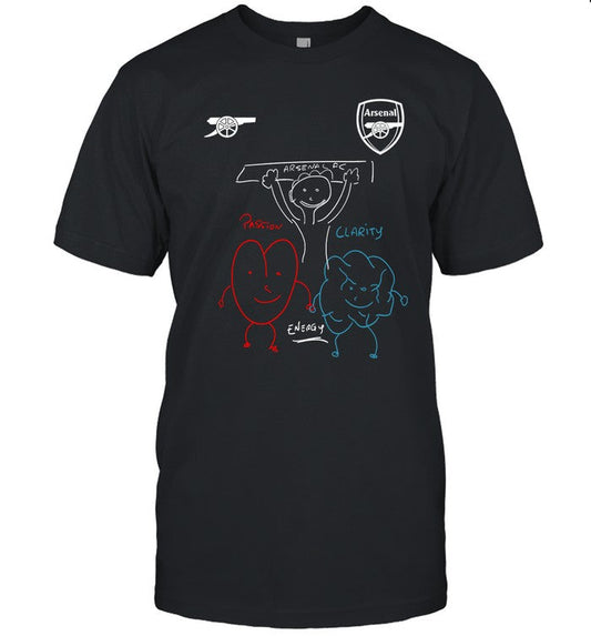 Arsenal Arteta Passion Clarity Energy The Gunners Shirt